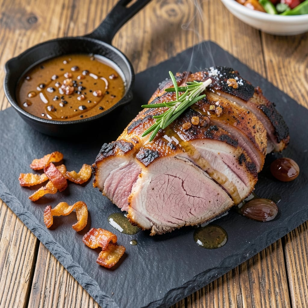 Bobby Flay's Pork Shoulder Recipe: Smokehouse-Infused Crispy Bark