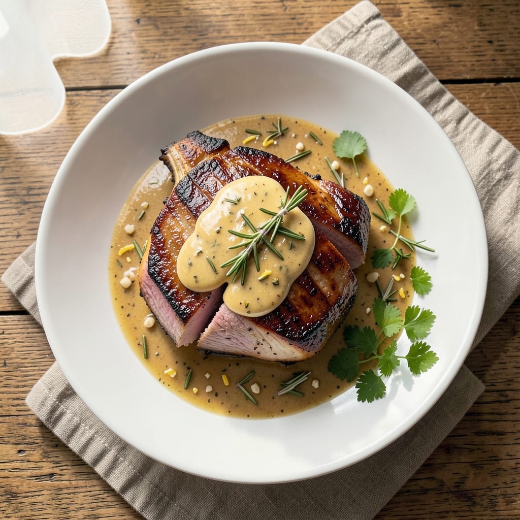 Blue Apron Pork Chops Recipe: Pan-Seared with Herbed Butter Crust