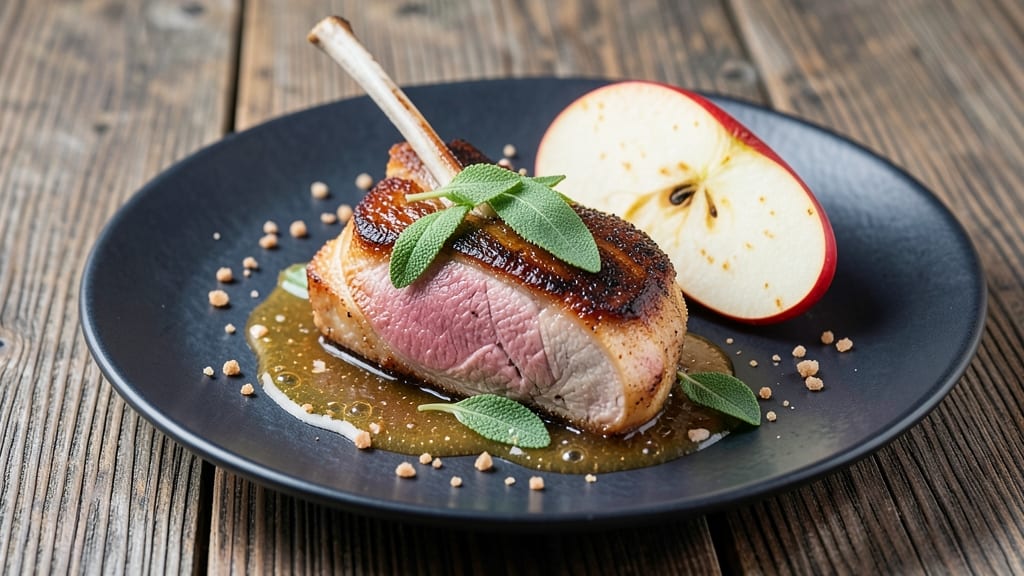 Apple Sage Pork Chops Recipe: Herb-Infused Pan Sear With Caramelized Apple Bites