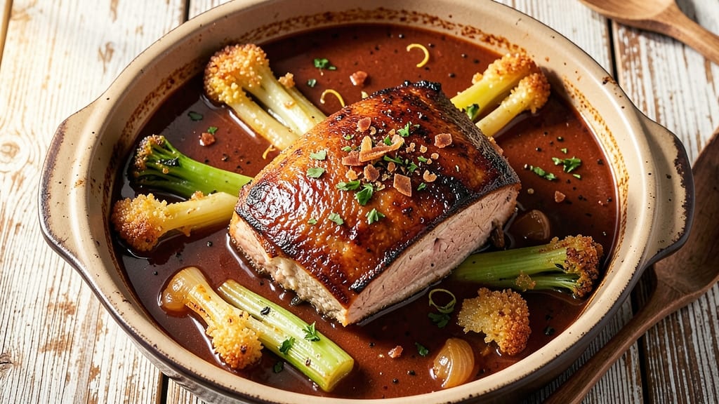 Mississippi Pork Pot Roast Recipe: Slow-Braised Celery Crown Crunch