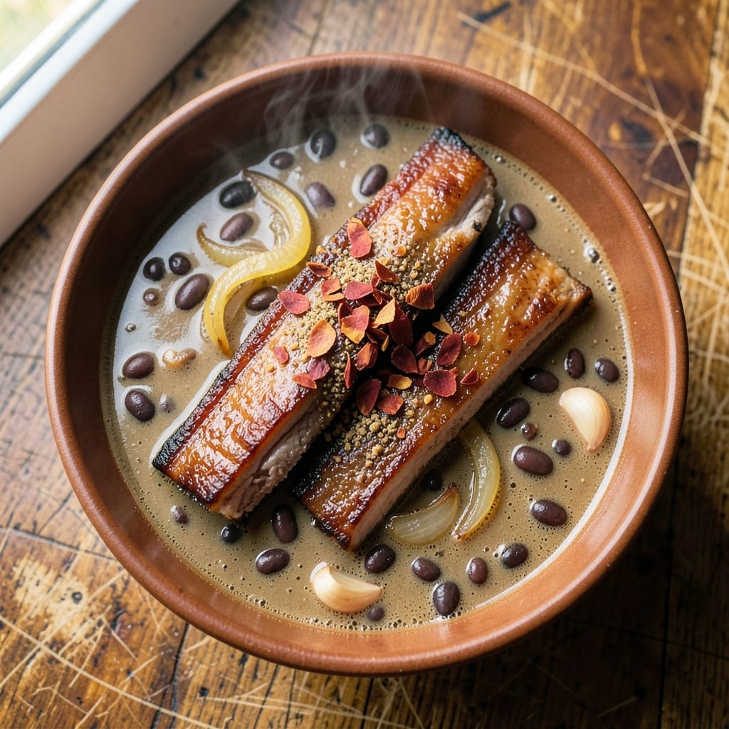 Black Bean Soup With Pork Ribs Recipe: Smoky Spice Depth Meets Hearty Ribs