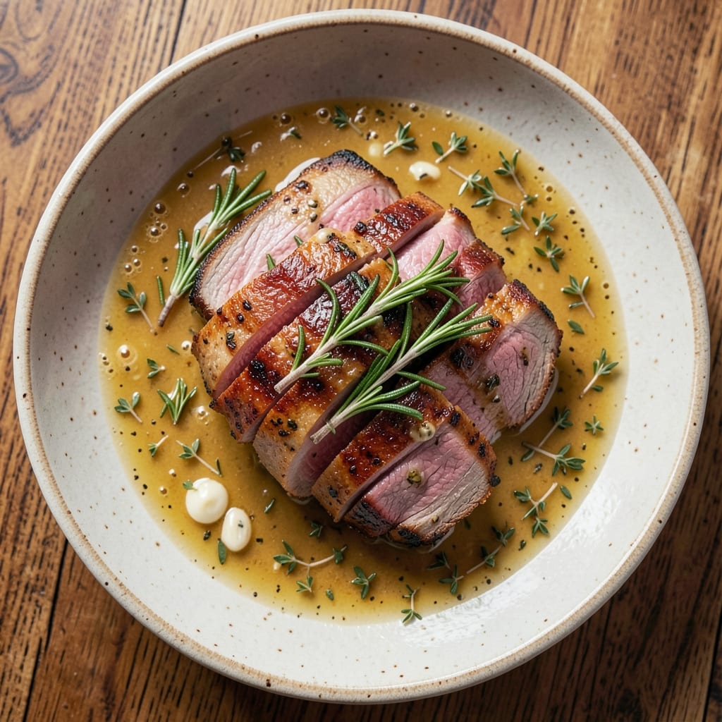 Blue Apron Pork Tenderloin Recipe: Pan-Seared With Herb Butter Crust