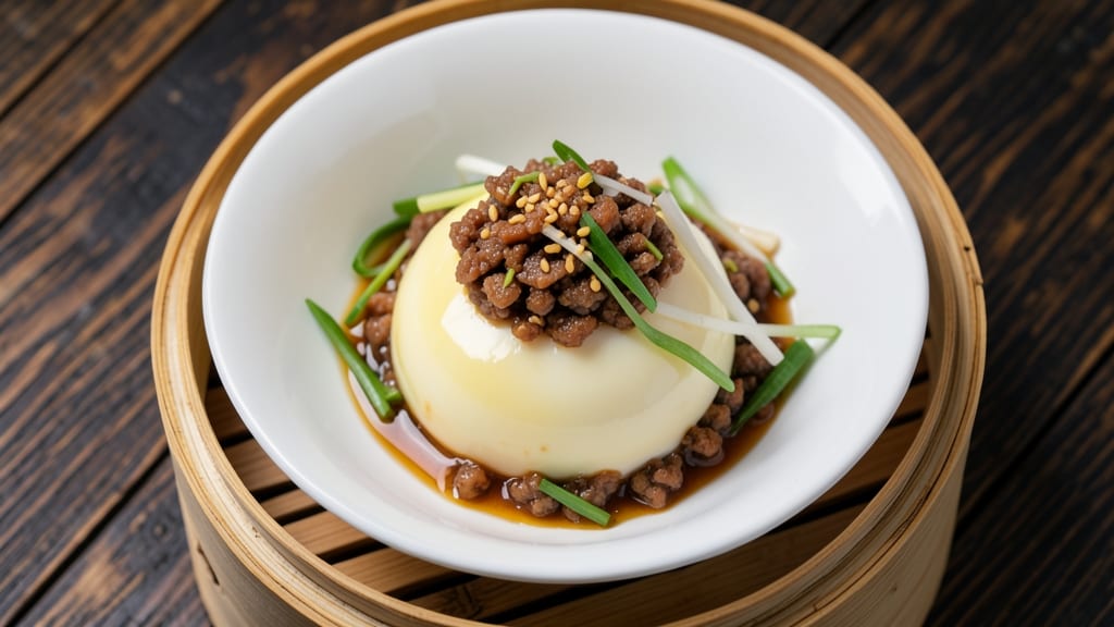 Minced Pork Steam Egg Recipe: Silky Egg Custard with Savory Pork Bites