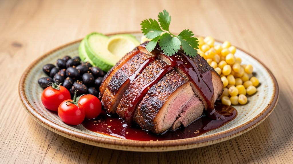 Mexican Pulled Pork Recipe Oven: Crispy Celery Crowns Over Smoky Tomato-Chipotle Gravy