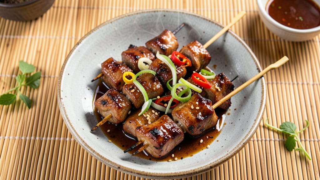 Asian Pork Kabobs Recipe: Charred-Sweet Skewers With Sticky Glaze Magic