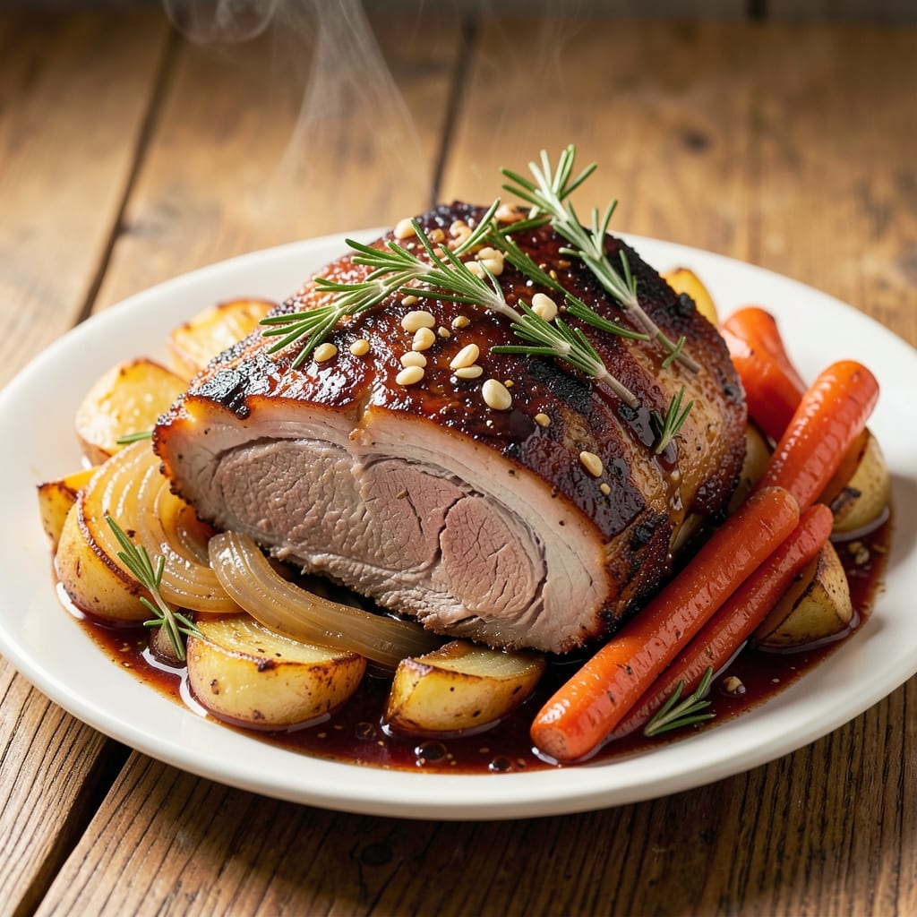 Beer-Braised Pork Roast Recipe: Deep Malty Crust and Fall-Off-Bone Tenderness