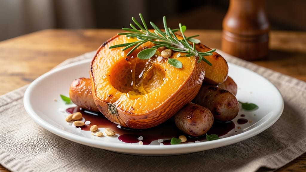 Acorn Squash and Pork Sausage Recipe: Roasted Sweetness Meets Savory Crunch