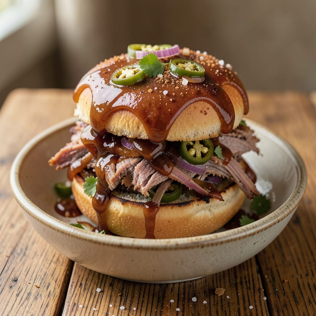 BBQ Sauce Recipe for Pulled Pork Sandwiches: Smoky-Vinegar Tang That Sticks to Every Bite