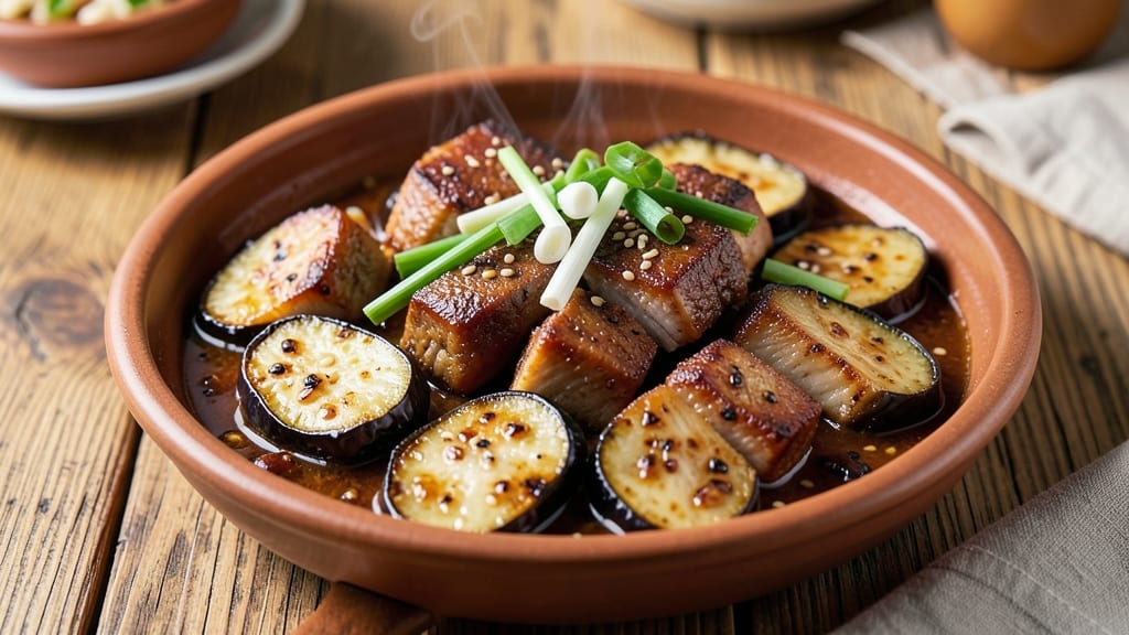 Adobong Talong With Pork Recipe: Smoky Soy-Braised Eggplant and Pork Bites
