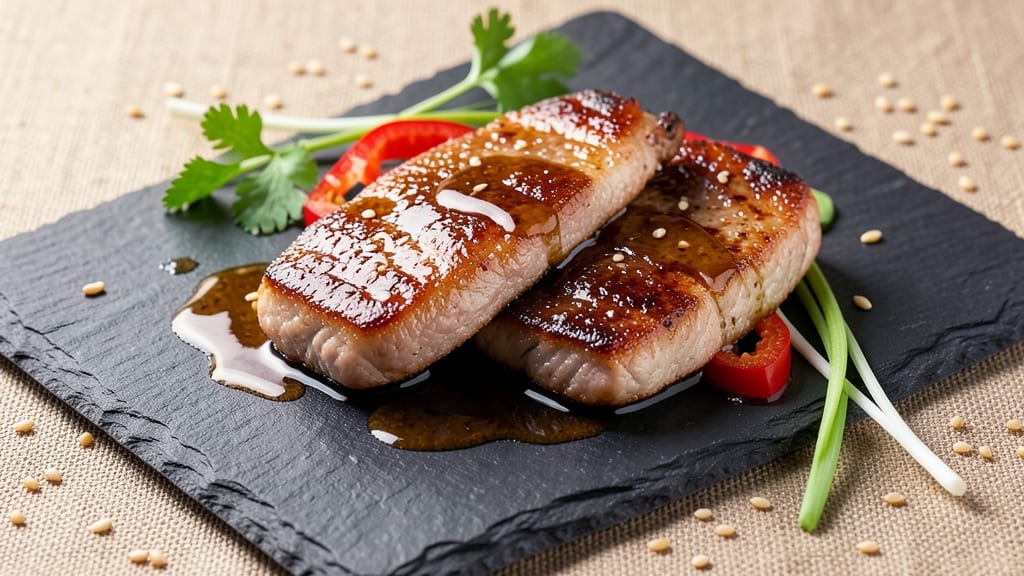 Asian Pork Medallions Recipe: Garlic-Ginger Sear With Umami Glaze