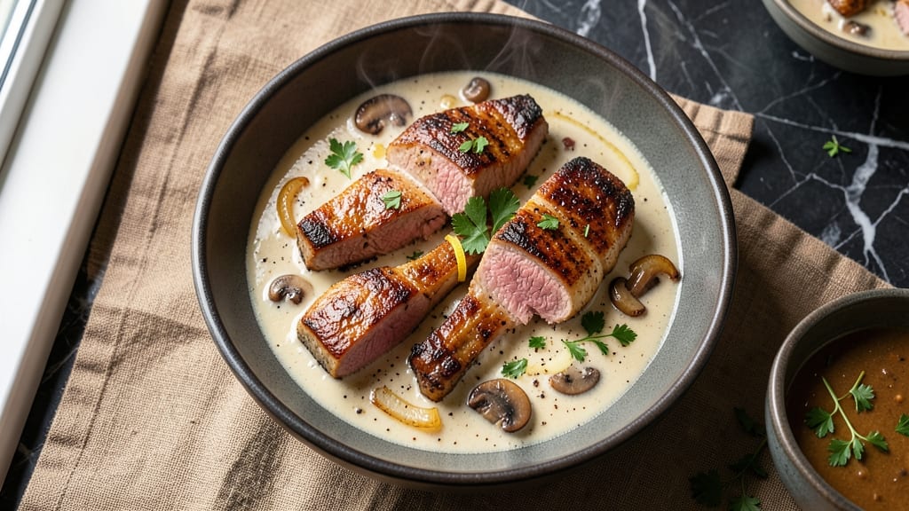 Slow Cooker Pork Chop Recipe with Cream of Mushroom Soup: Ultra-Tender Meat in Creamy Sauce