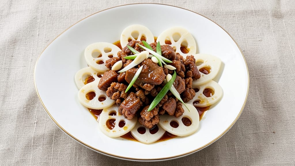 Minced Pork Lotus Root Recipe: Crisp-Tender Bites with Fragrant Ginger Heat