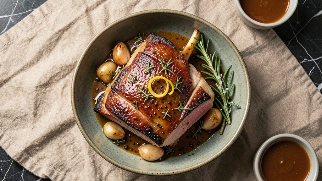 Michael Symon's Pork Shoulder Recipe: Herb-Butter Glaze Locks in Moisture