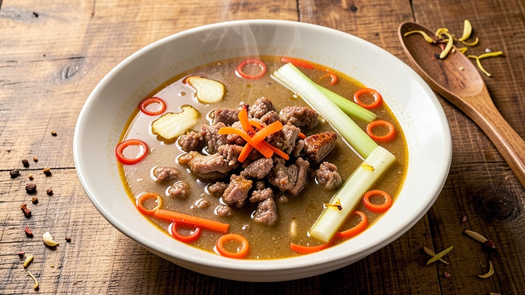 Minced Pork Soup Recipe: Savory Garlic and Ginger Simmer for Cozy Nights