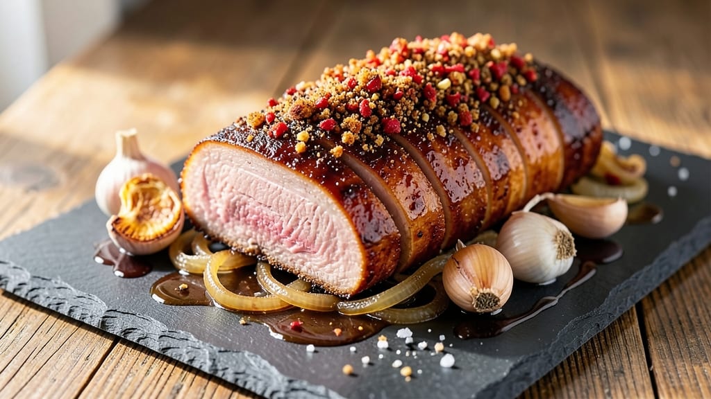 Air Fryer Rotisserie Pork Loin Recipe: Crispy Bark, Juicy Core in 45 Minutes