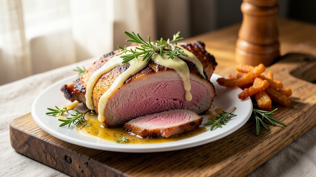 1lb Pork Loin Recipe: Pan-Seared Crust and Juicy Pink Heart