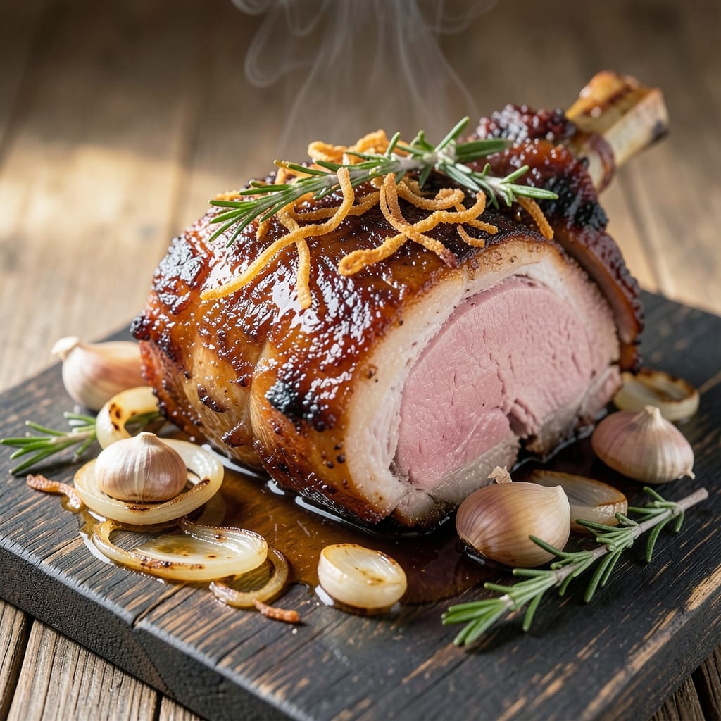 Berlin Pork Knuckle Recipe: German Tavern Crispy Bark, Juicy Core