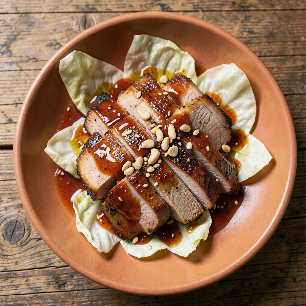 Bo Ssam Pork Recipe: Korean Wrap Magic with Sweet-Spicy Peanut Glaze