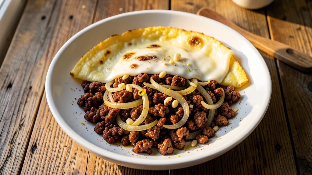 Minced Pork Omelette Recipe: Fluffy Layers With Savory Pork Filling