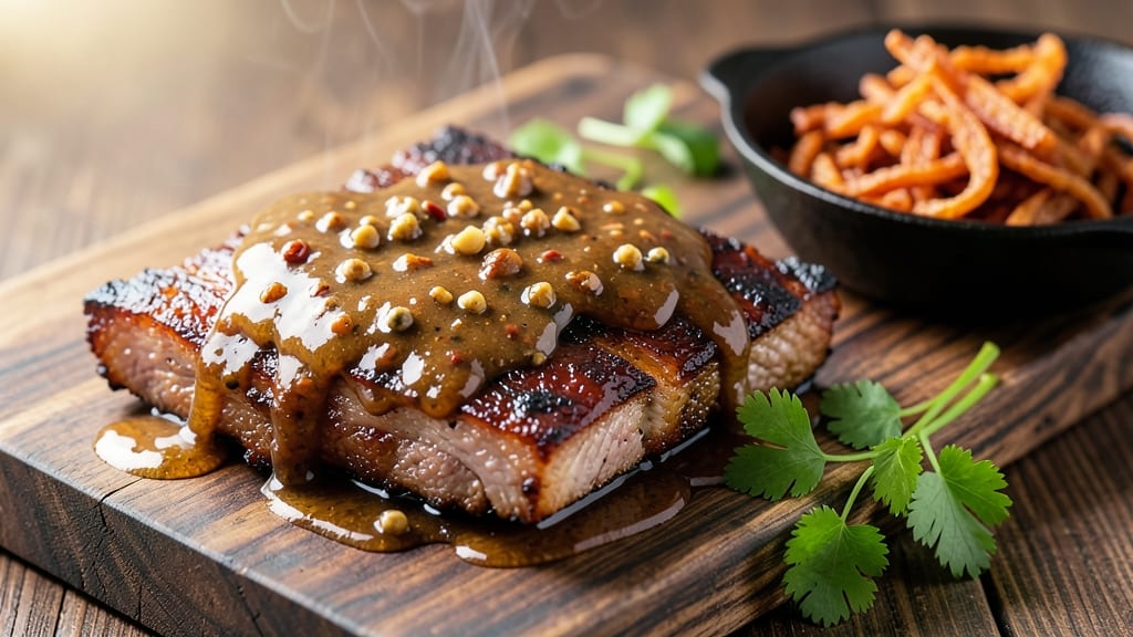 Chipotle Pork Ribs Recipe: Smoky Chipotle Bark With Crisp Celery Crowns