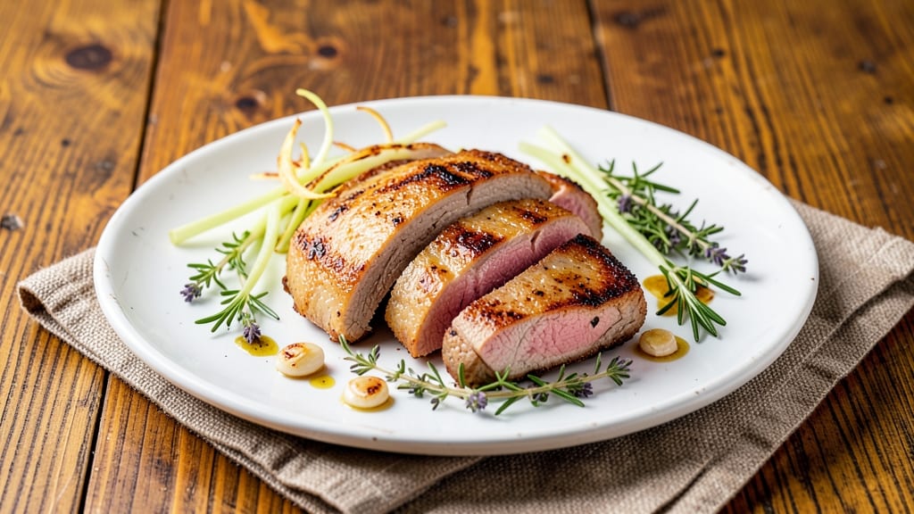 Anova Pork Chops Recipe: Crispy Celery Crowns Over Smoky Herb Gravy