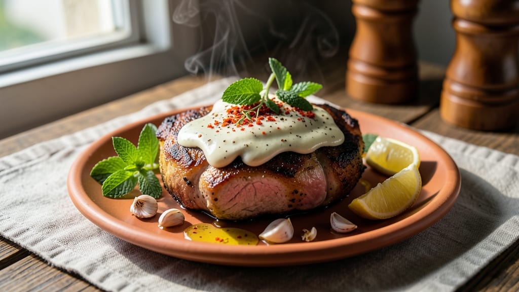 Middle Eastern Pork Chops Recipe: Spiced Yogurt Marinade for Tender Crispiness