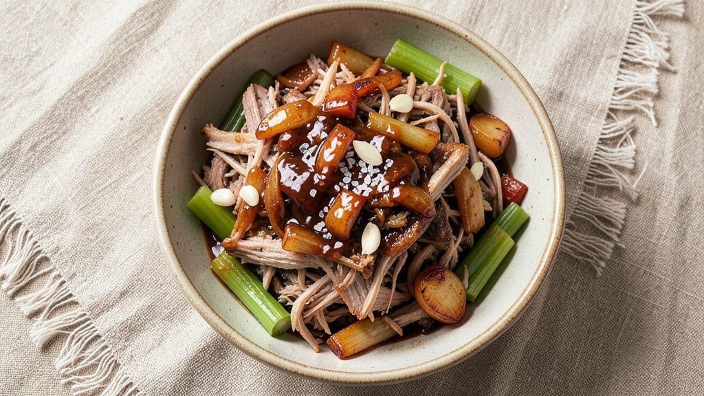 8 Lb Crock Pot Pulled Pork Recipe: Slow-Cooked Smokiness With Celery Crown Crunch