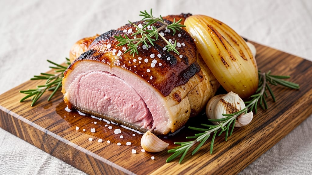 1 Lb Pork Roast Recipe: Slow-Braised Crispy Crowns Over Herby Gravy