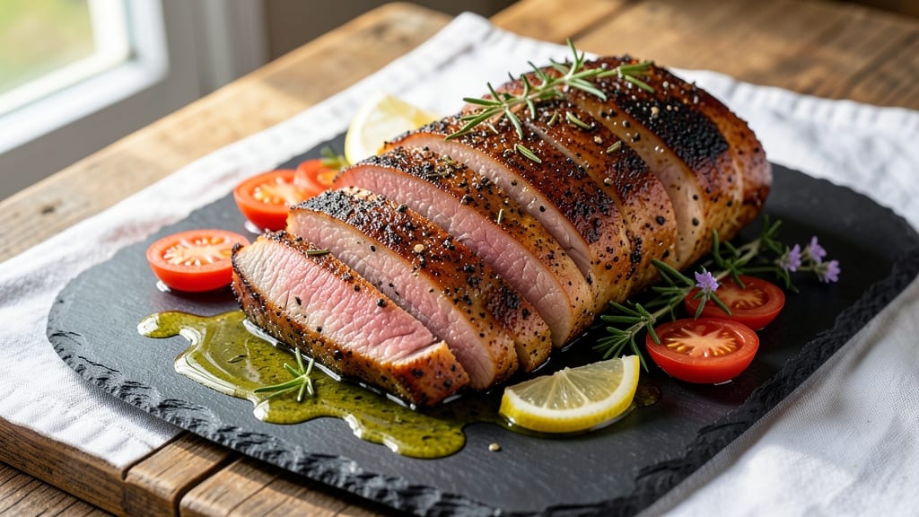 3 Lb Boneless Pork Loin Roast Recipe: Clockwork Sear for Juicy Pink Hearts