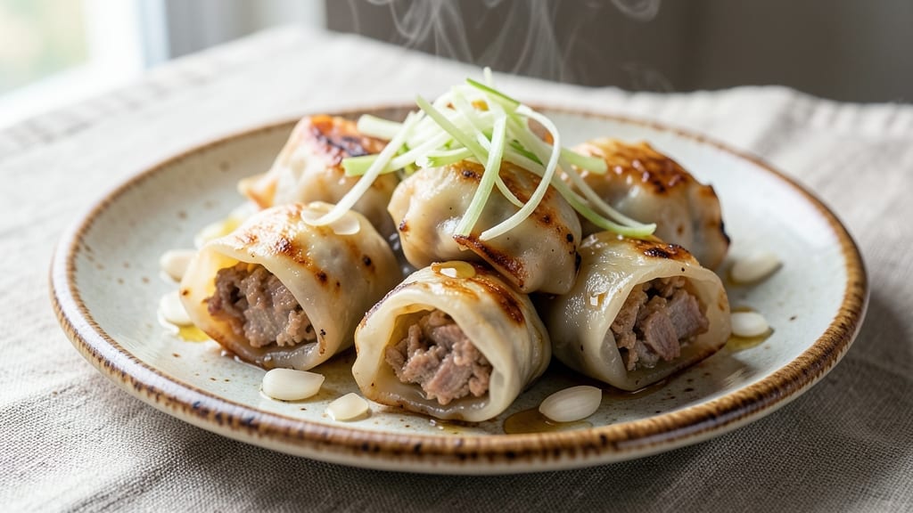 Minced Pork Dumplings Recipe: Pan-Fried Crispy Edges and Juicy Centers