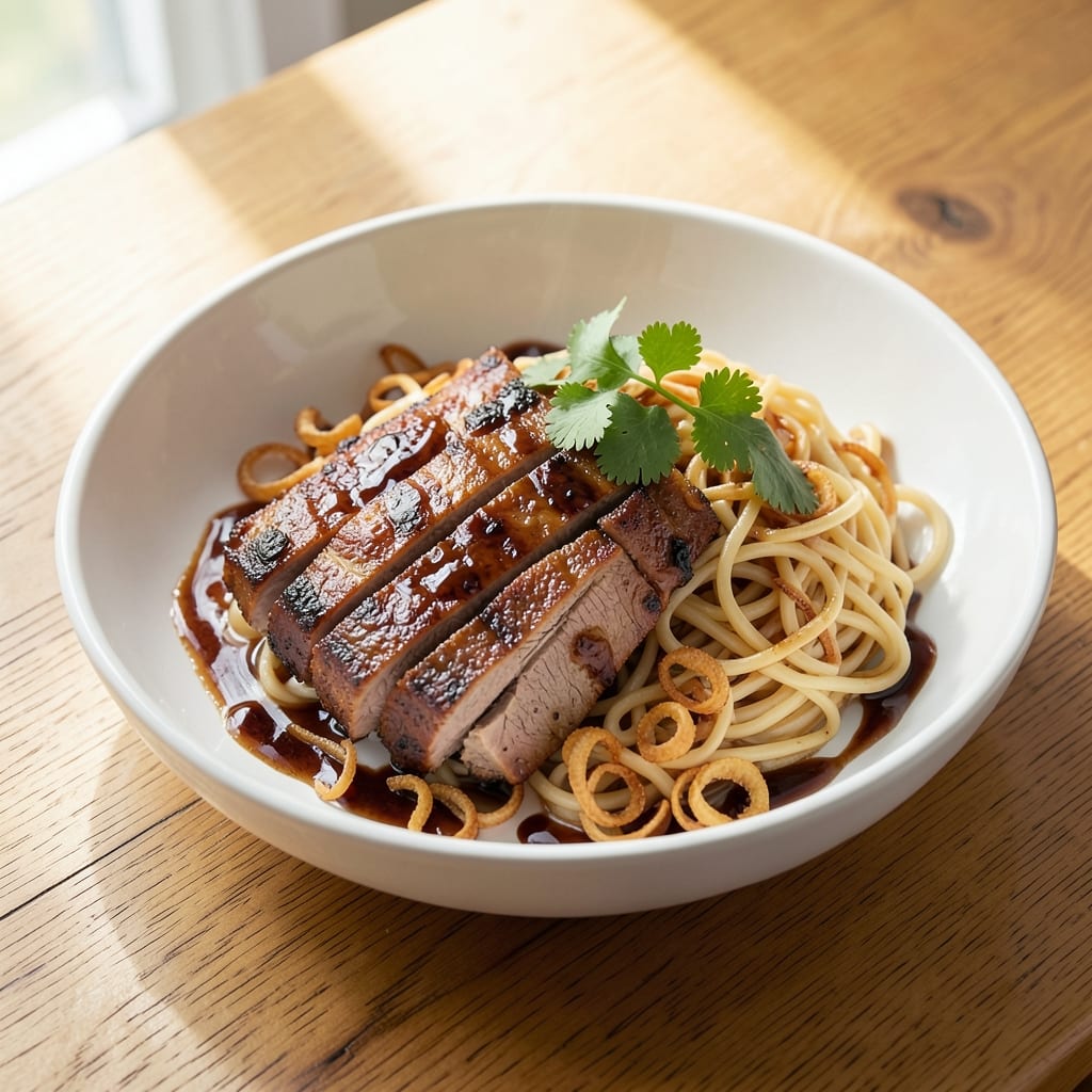 BBQ Pork Noodle Recipe: Smoky-Sweet Sauce That Clings to Every Strand