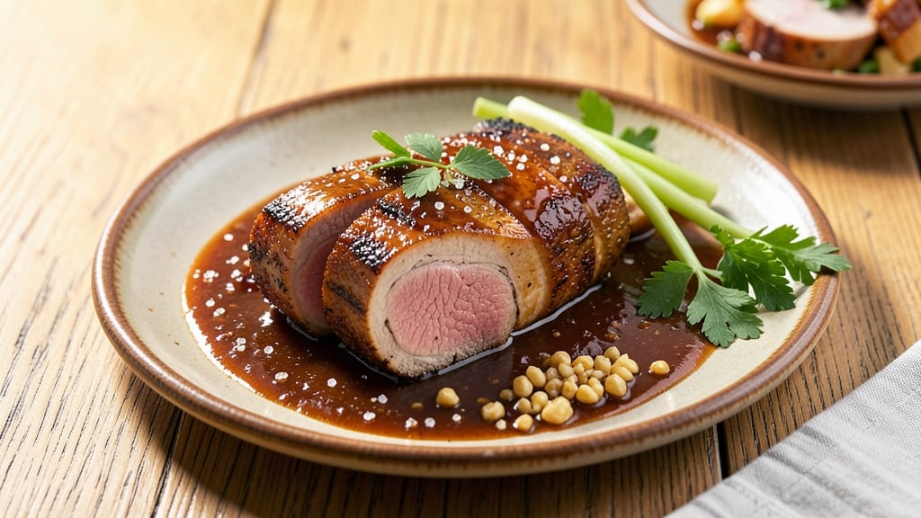 Adobo Pork Tenderloin Recipe: Smoky-Sweet Shreds With Crispy Celery Crowns