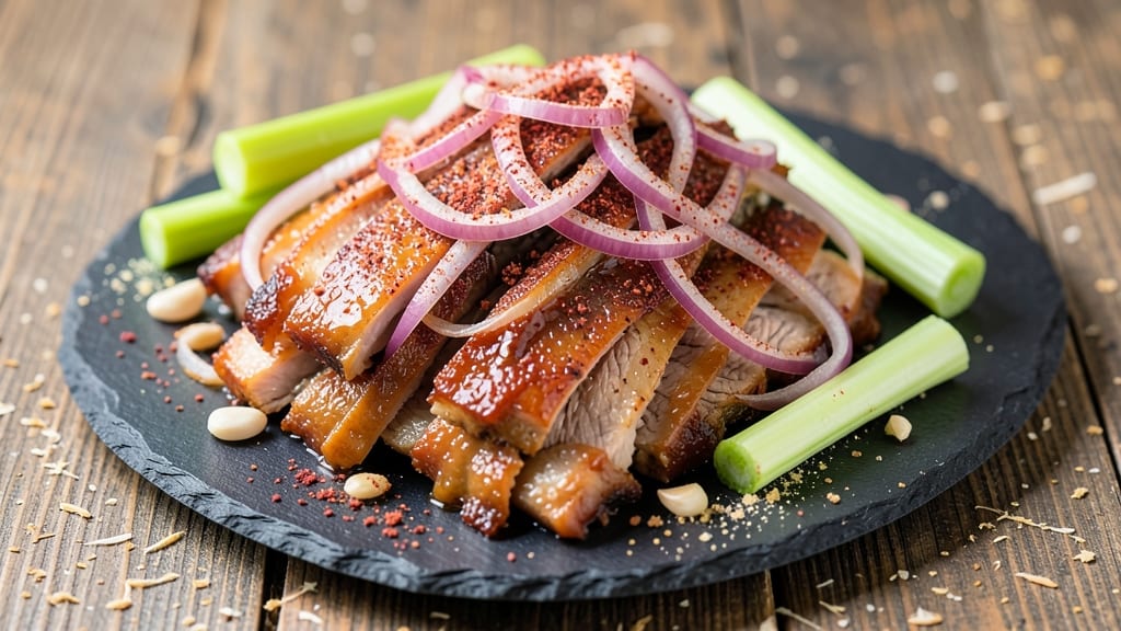 4 Hour Pulled Pork Recipe: Smoky Garlic-Infused Shreds With Crisp Celery Crowns