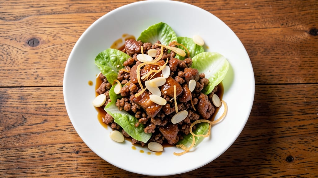 Minced Pork With Lettuce Wraps Recipe: Crispy-Edged, Herb-Infused Bites