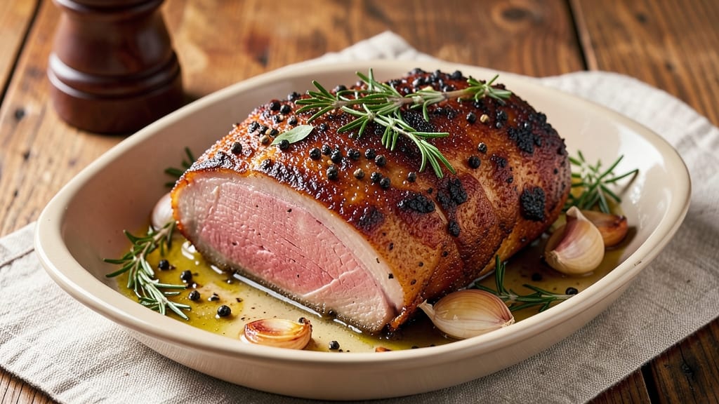 2-Lb Pork Roast Oven Recipe: Reverse-Sear for Juicy Core and Crispy Crust