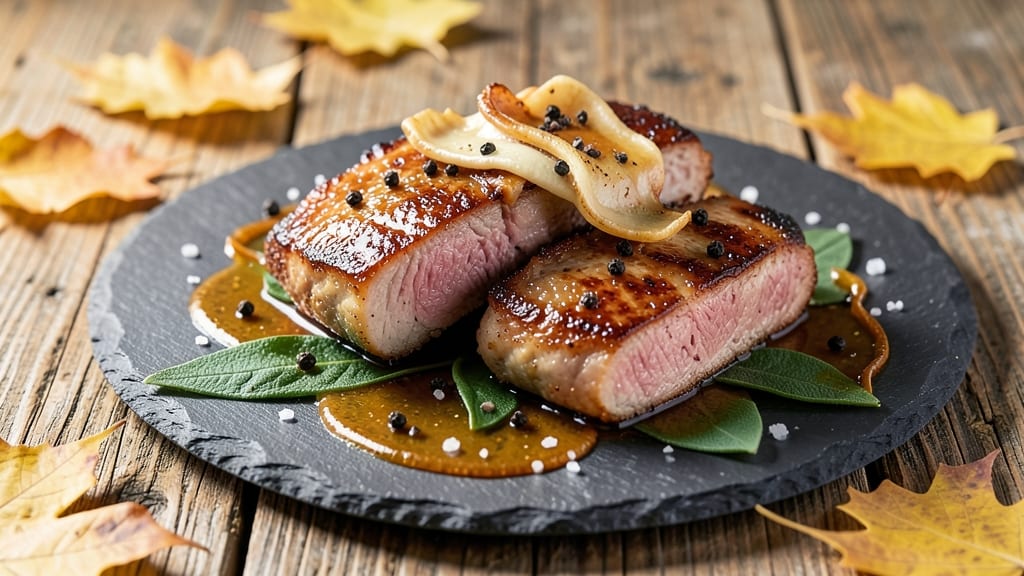 Apple Cider Brined Pork Chops Recipe: Sweet-Tart Crisp With Juicy Pink Hearts